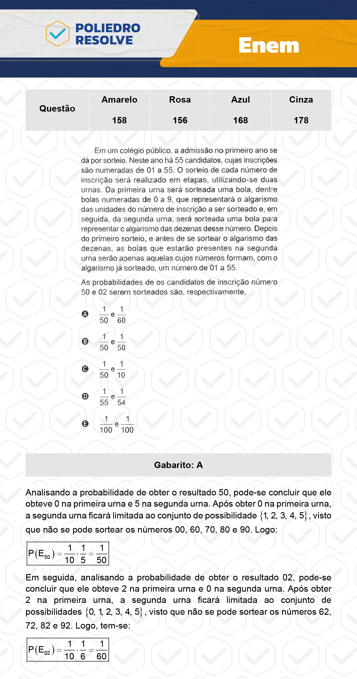 Questão 78 - Dia 2 - Prova Azul - Enem 2023