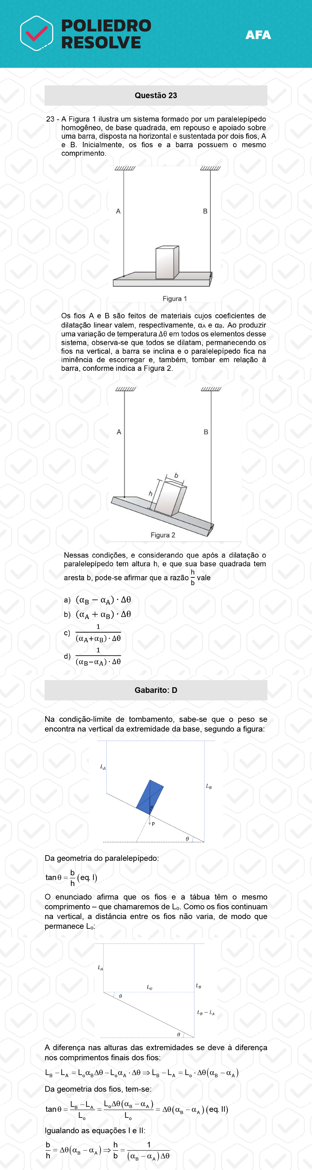 Questão 23 - Prova Modelo A - AFA 2023