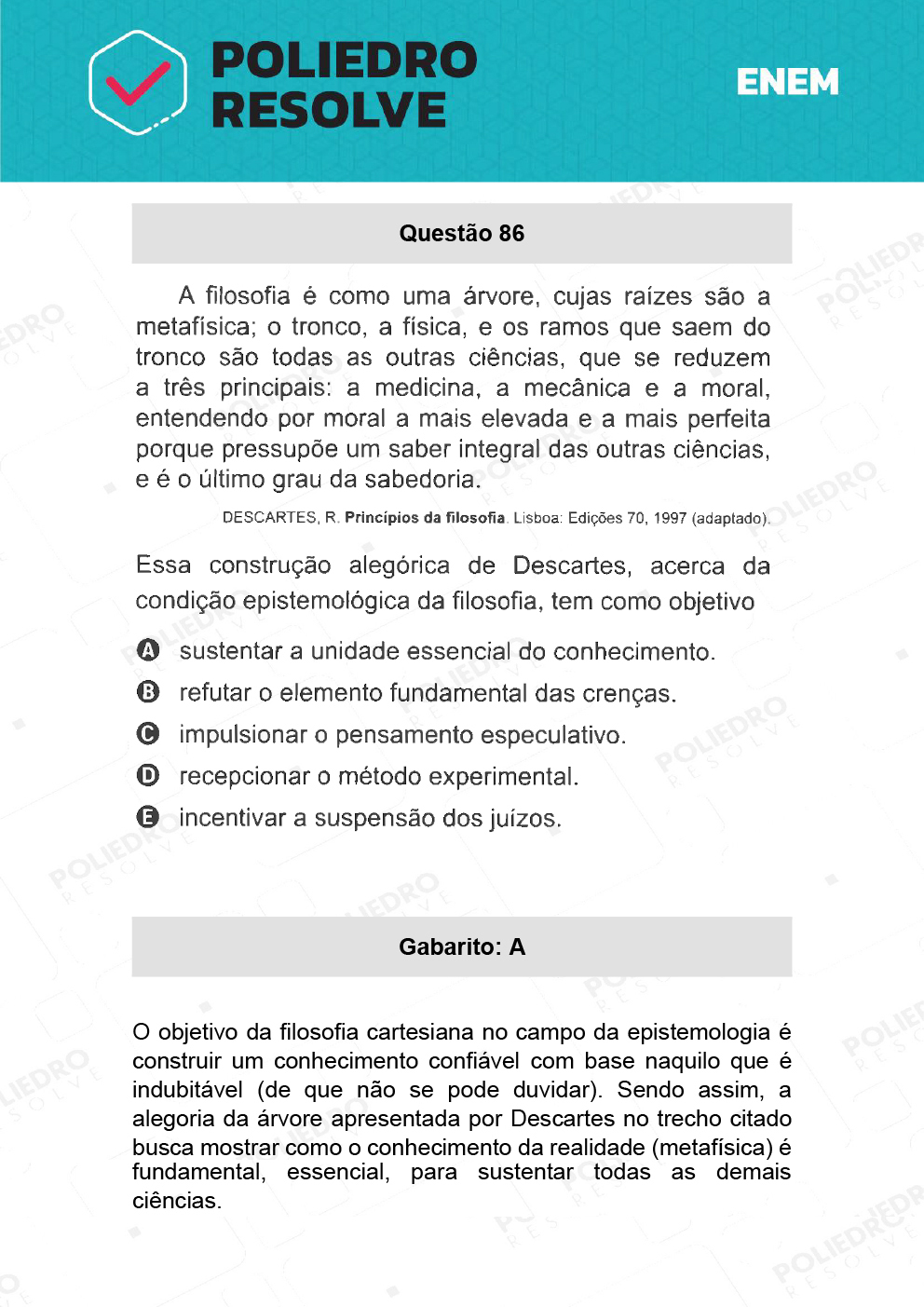 Questão 86 - 1º Dia - Prova Azul - ENEM 2021