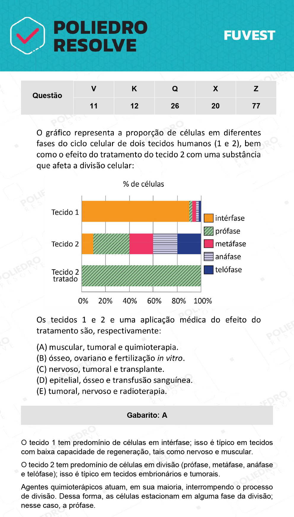 Questão 11 - 1ª Fase - Prova V - 12/12/21 - FUVEST 2022