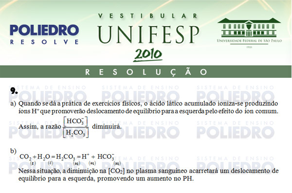 Dissertação 9 - Conhecimentos Específicos - UNIFESP 2010