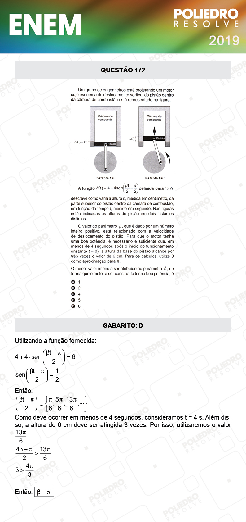 Questão 172 - 2º DIA - PROVA CINZA - ENEM 2019