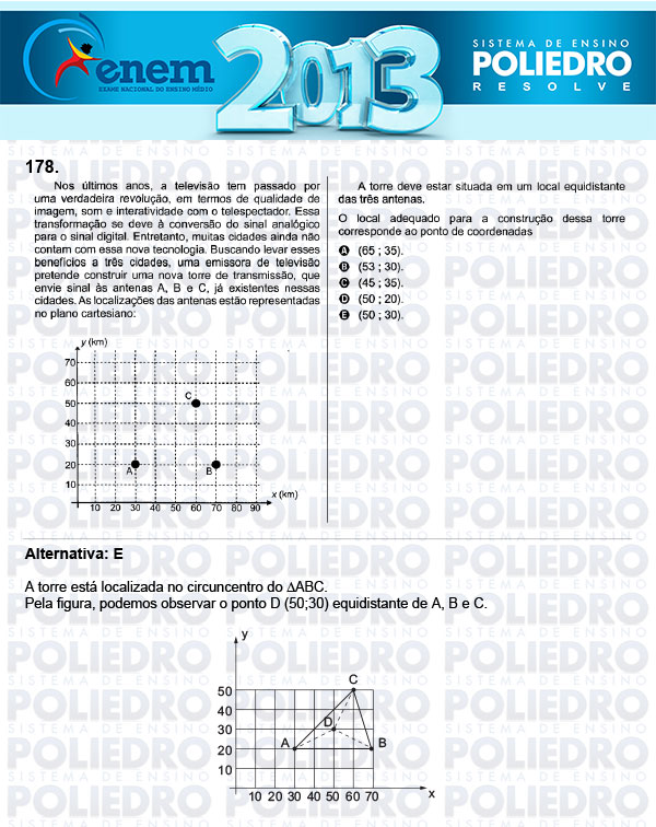 Questão 178 - Domingo (Prova Cinza) - ENEM 2013