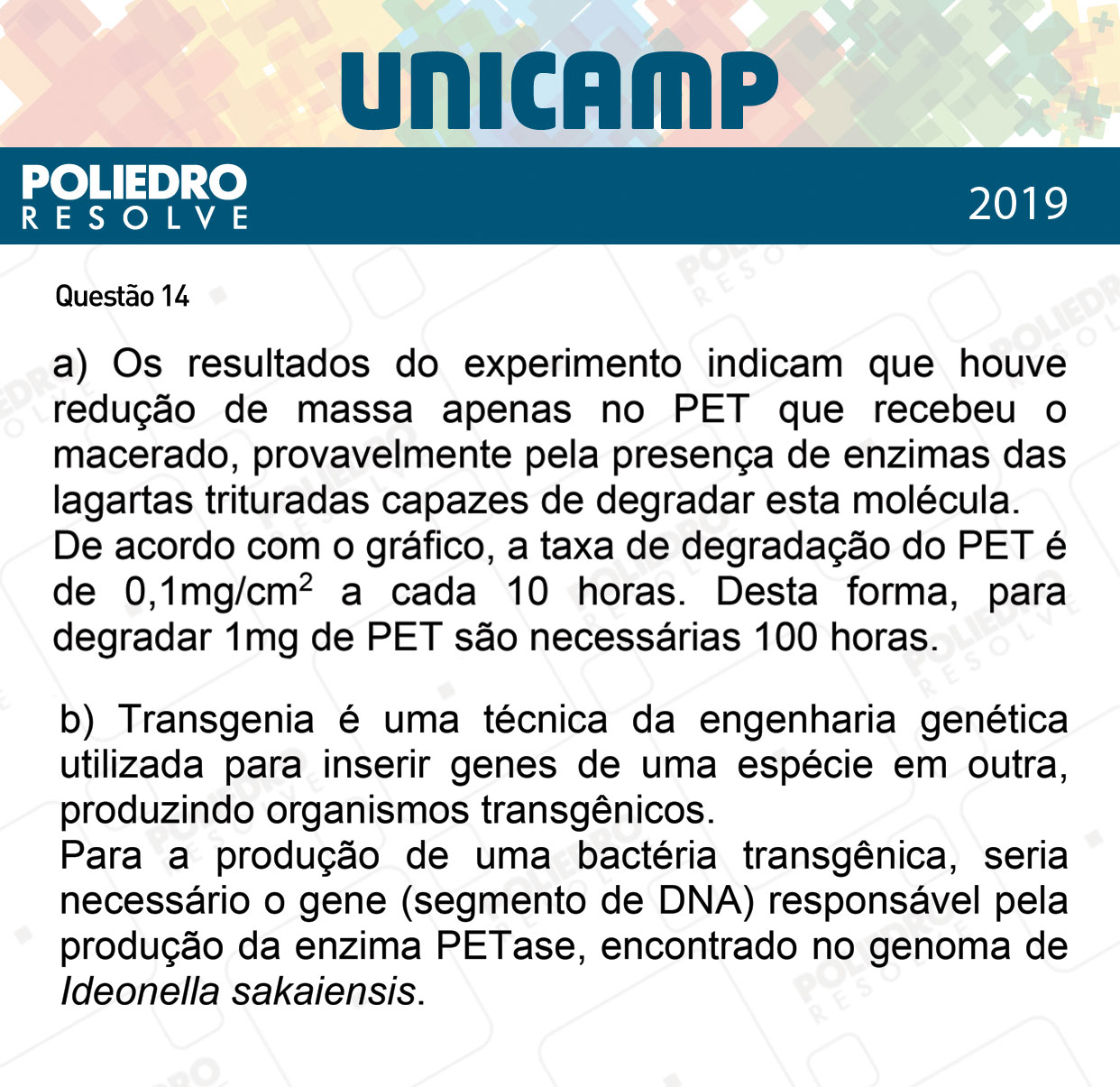 Dissertação 14 - 2ª Fase - 3º Dia - UNICAMP 2019