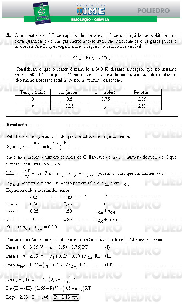 Dissertação 5 - Química - IME 2009