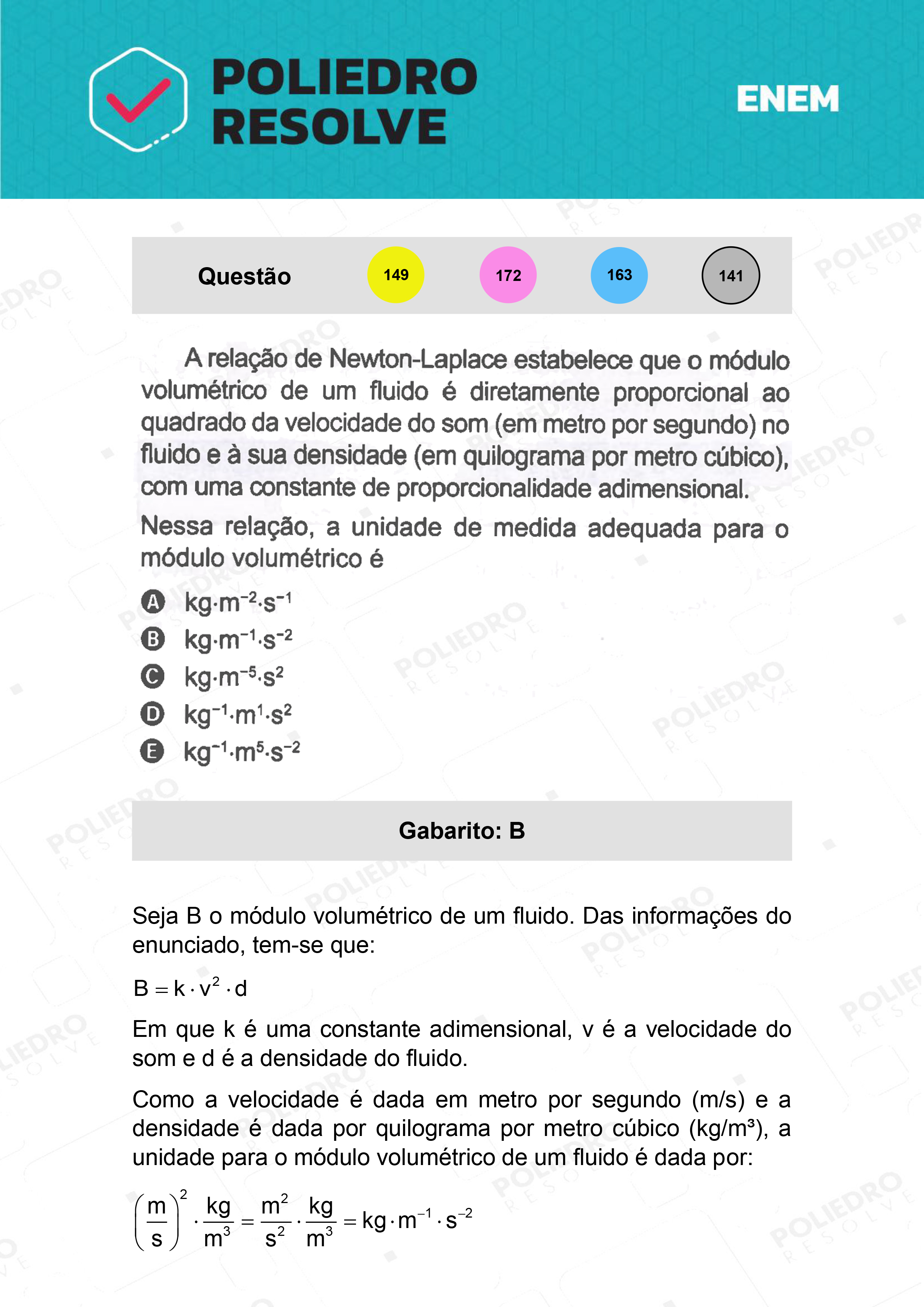 Questão 172 - 2º Dia - Prova Rosa - ENEM 2021