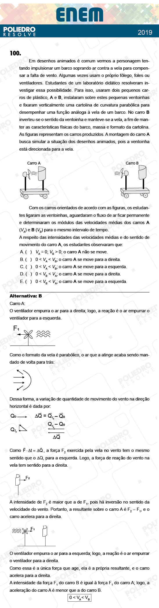 Questão 100 - 2º Dia - Prova ROSA - ENEM 2018