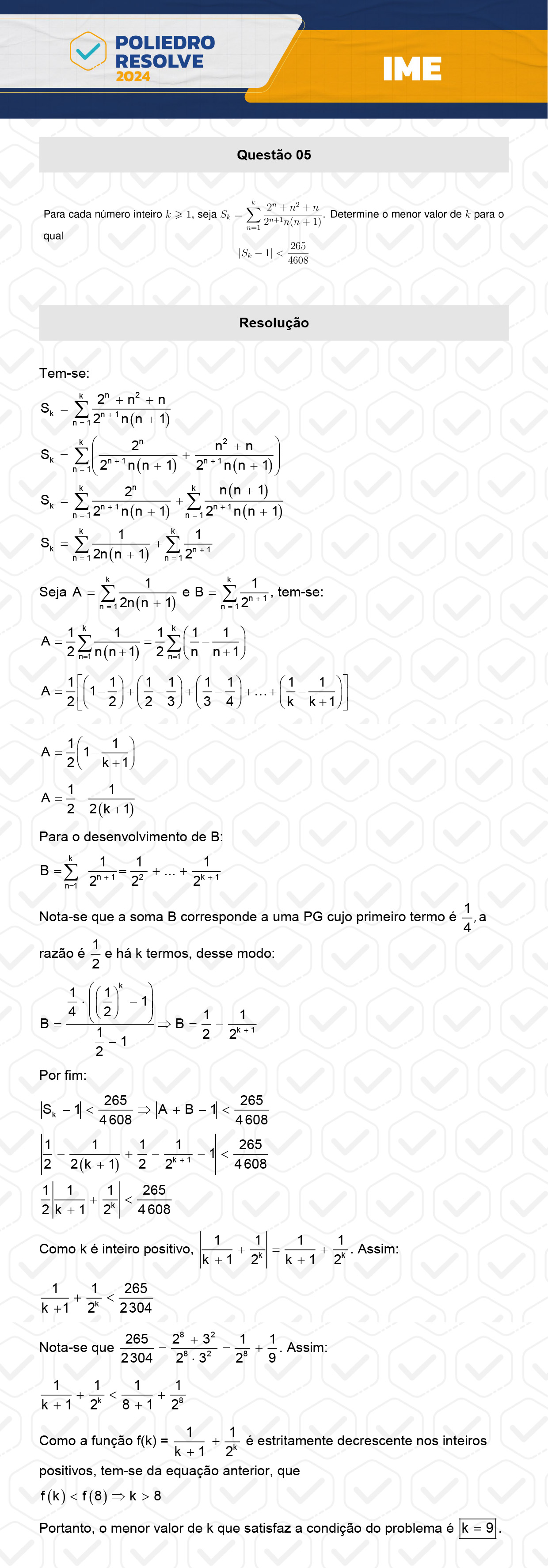 Dissertação 5 - 2ª Fase - 1º Dia - IME 2024