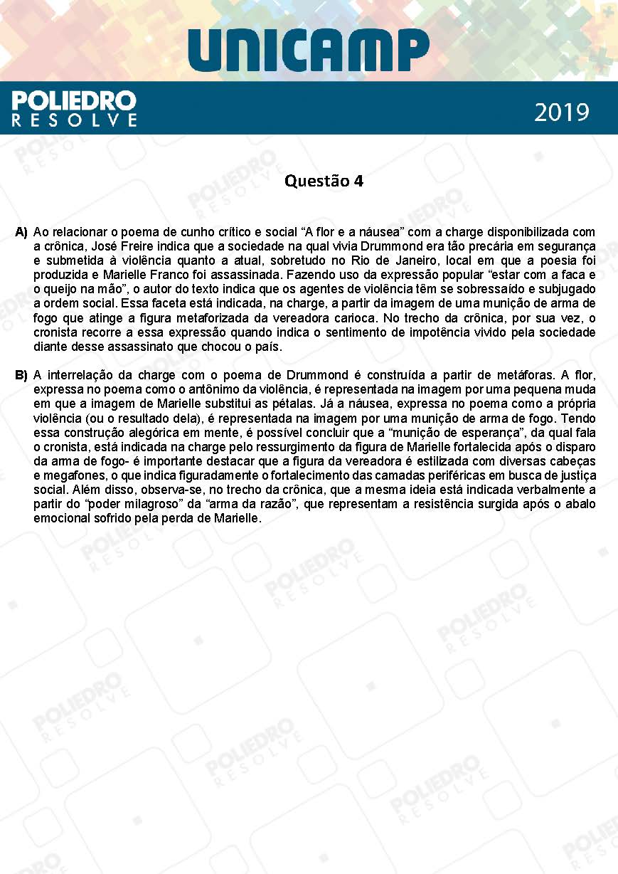 Dissertação 4 - 2ª Fase - 1º Dia - UNICAMP 2019