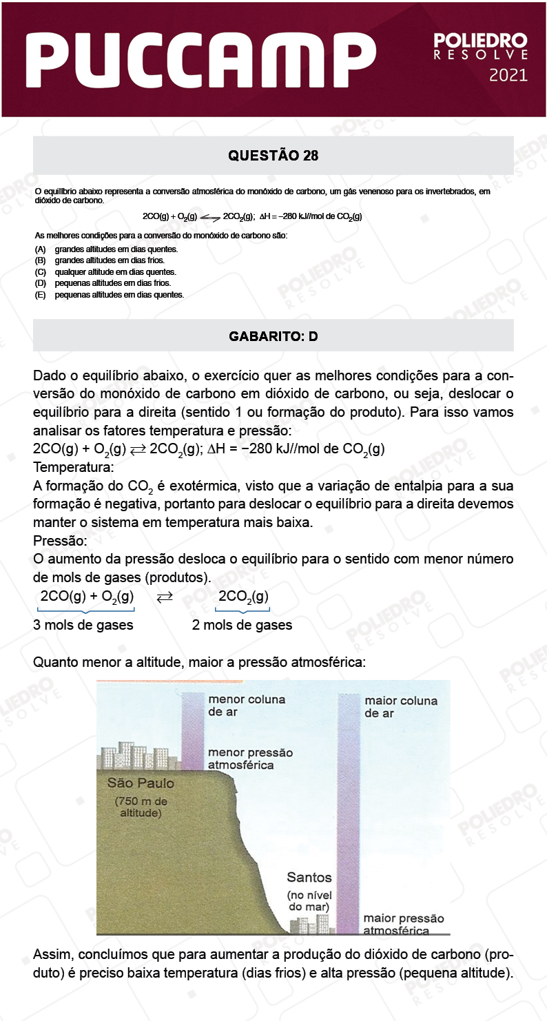 Questão 28 - Direito - PUC-Campinas 2021