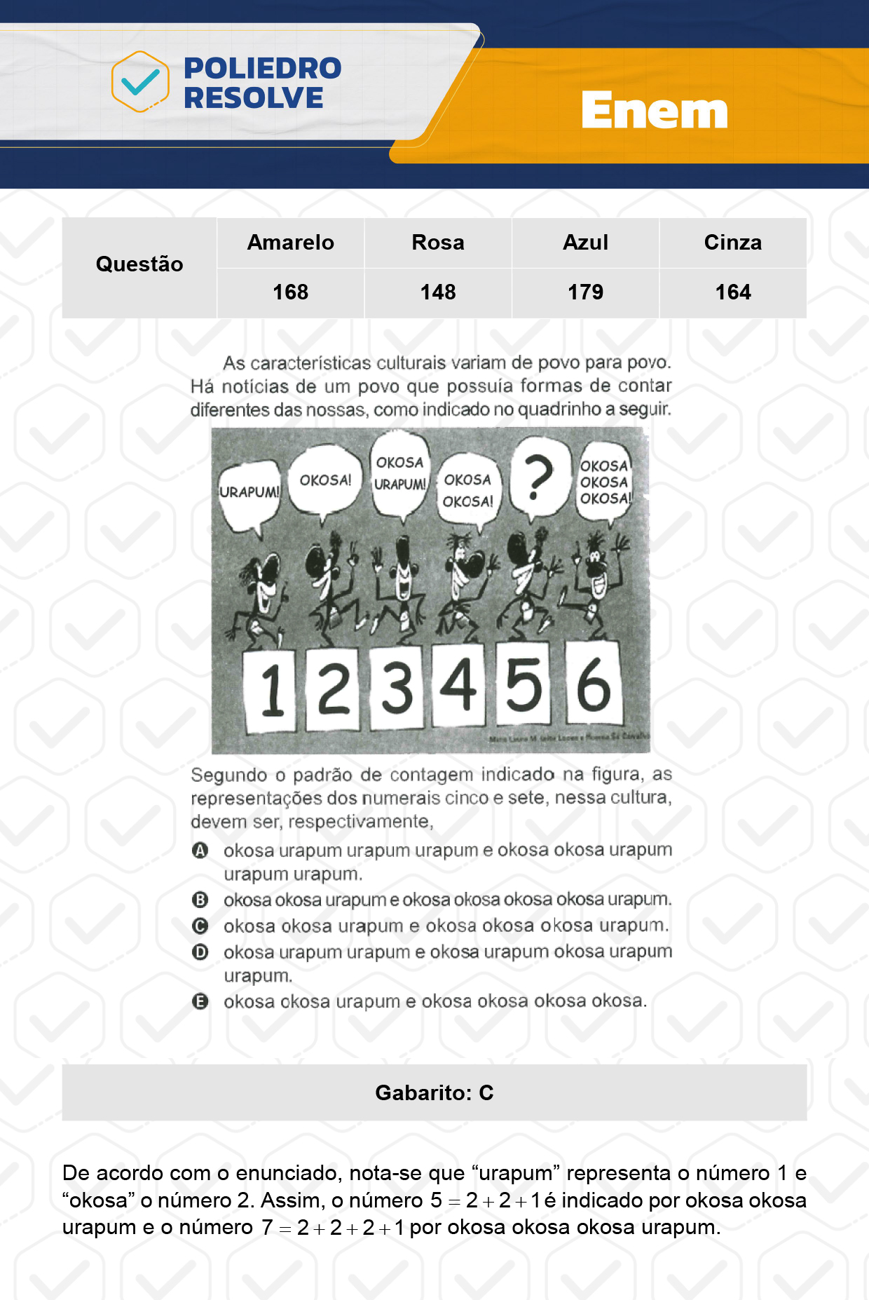 Questão 89 - Dia 2 - Prova Azul - Enem 2023