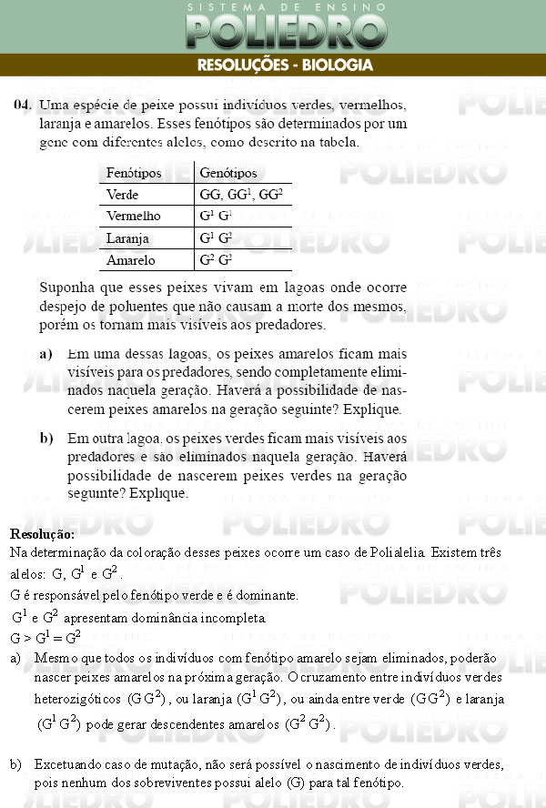 Dissertação 4 - Conhecimentos Específicos - UNIFESP 2009