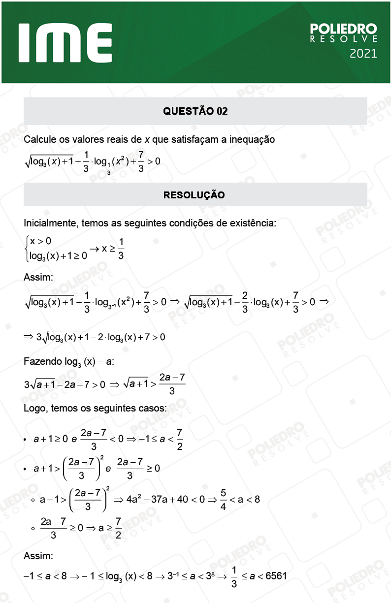 Dissertação 2 - 2ª Fase - Matemática - IME 2021