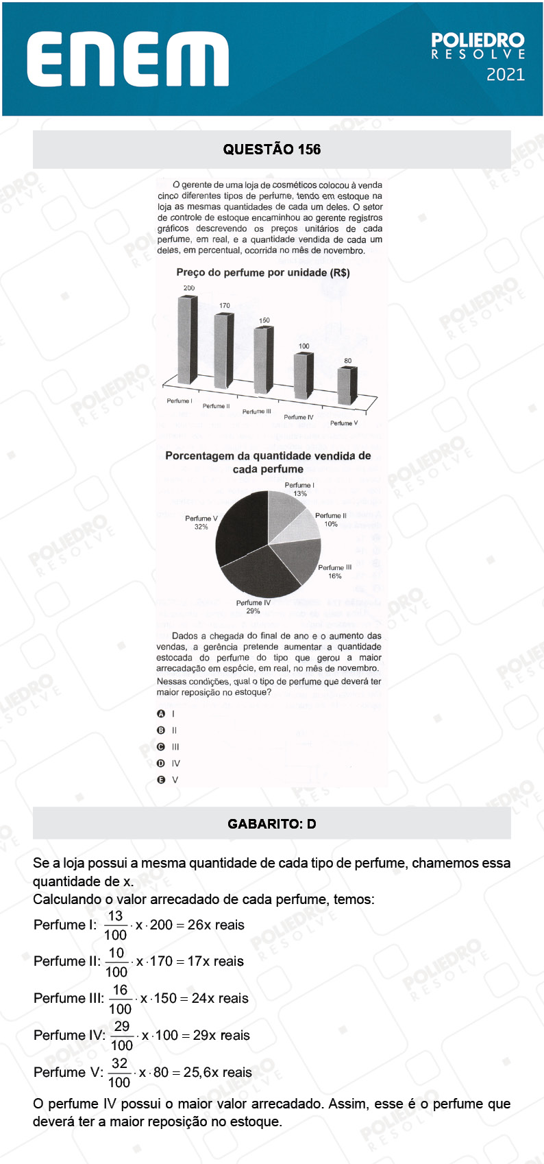 Questão 156 - 2º Dia - Prova Azul - ENEM 2020