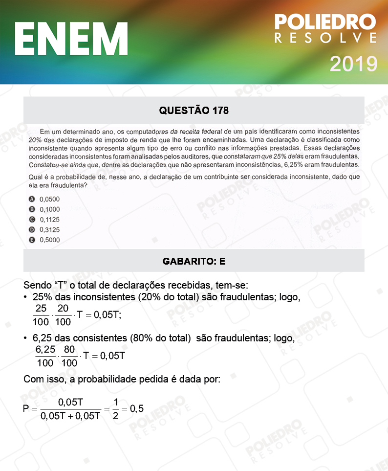 Questão 178 - 2º DIA - PROVA CINZA - ENEM 2019