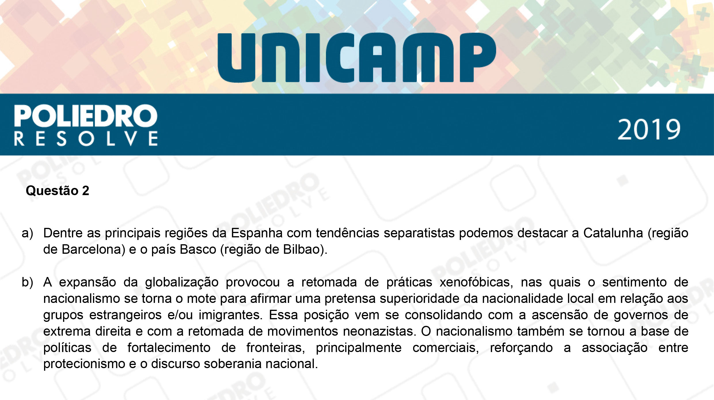 Dissertação 2 - 2ª Fase - 2º Dia - UNICAMP 2019