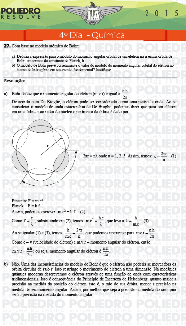 Dissertação 27 - Química - ITA 2015