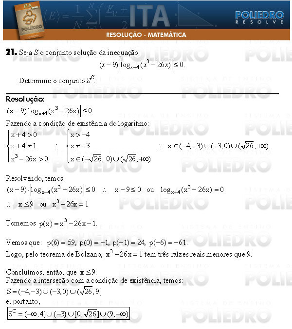 Dissertação 21 - Matemática - ITA 2009