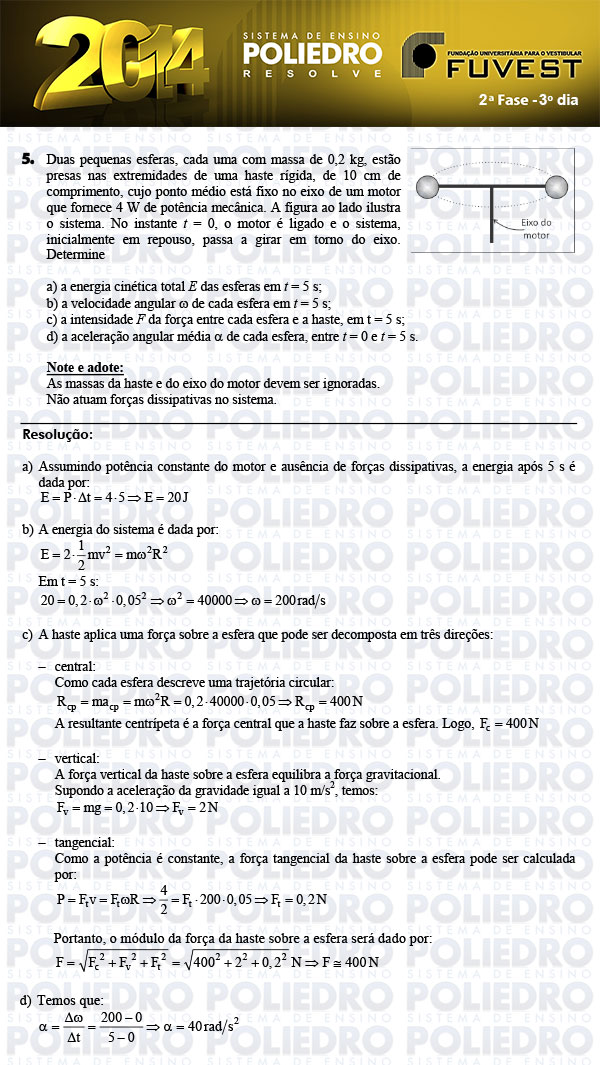 Dissertação 5 - 2ª Fase 3º Dia - FUVEST 2014