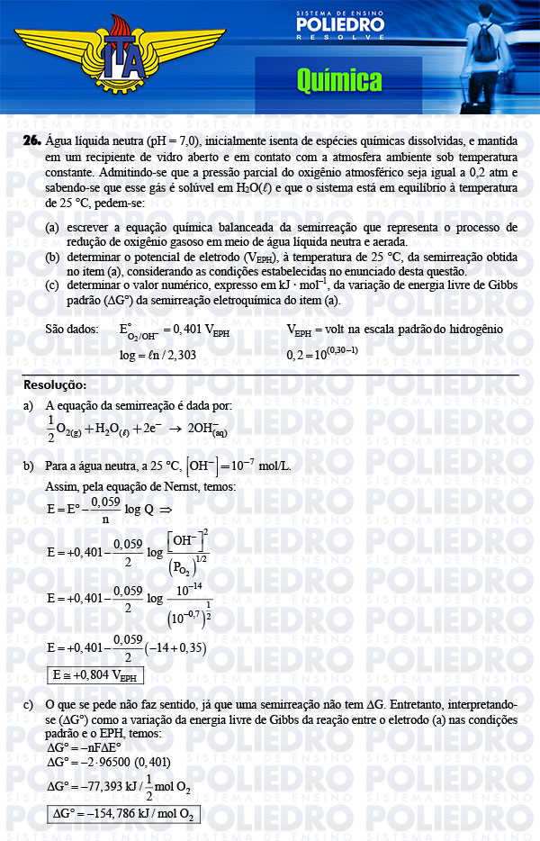 Dissertação 26 - Química - ITA 2014