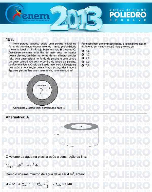 Questão 153 - Domingo (Prova Cinza) - ENEM 2013