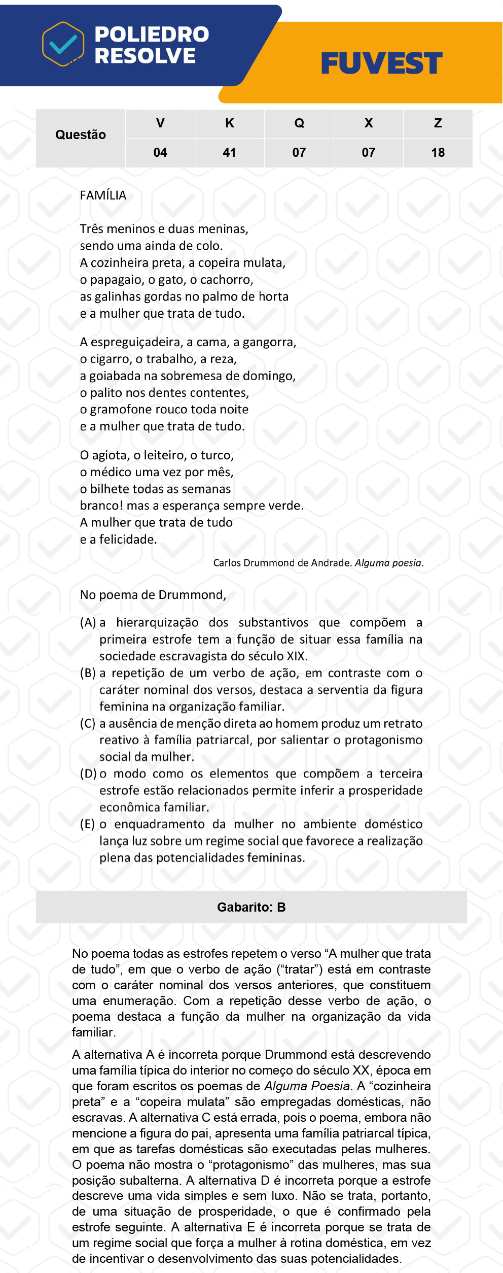 Questão 18 - 1ª Fase - Prova Z - FUVEST 2023