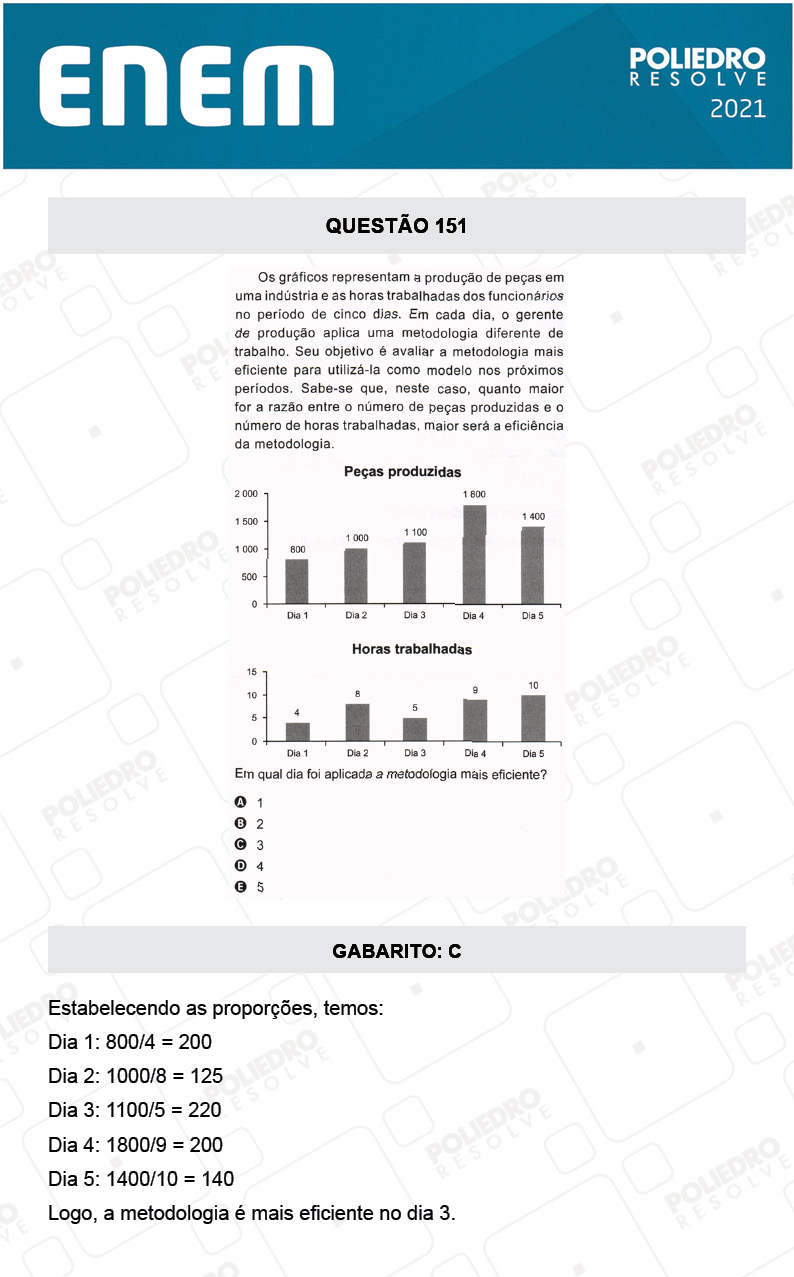 Questão 151 - 2º Dia - Prova Amarela - ENEM 2020