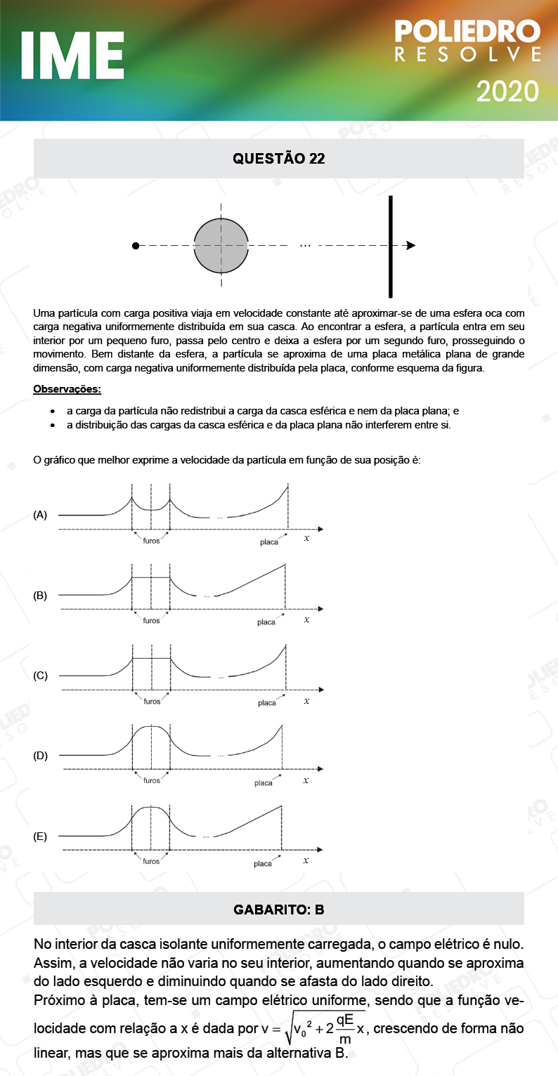 Questão 22 - 1ª Fase - IME 2020