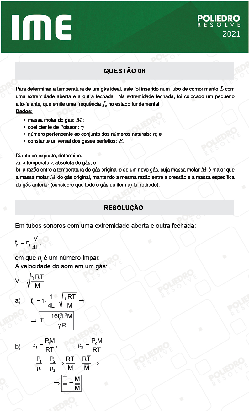 Dissertação 6 - 2ª Fase - Física - IME 2021