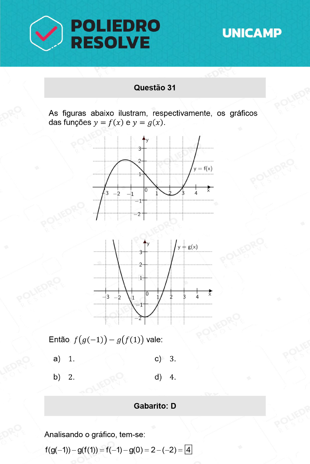 Questão 31 - 1ª Fase - 1º Dia - S e Z - UNICAMP 2022