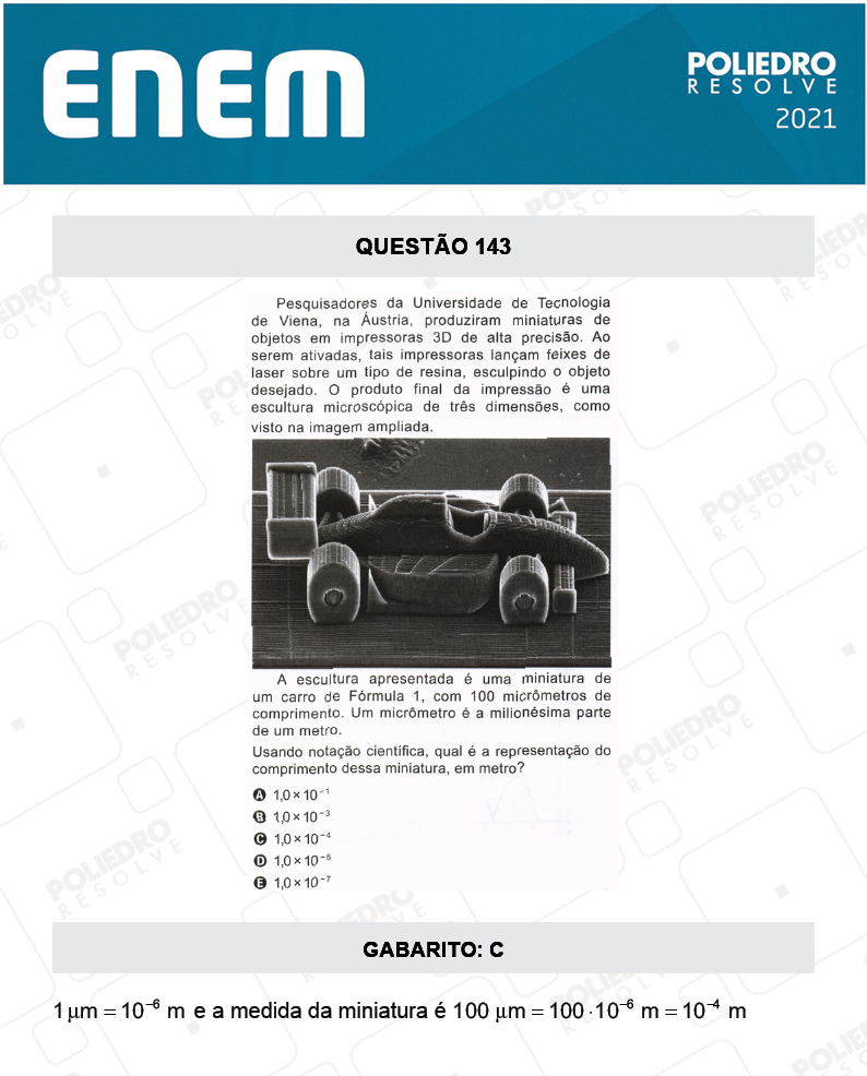 Questão 143 - 2º Dia - Prova Cinza - ENEM 2020