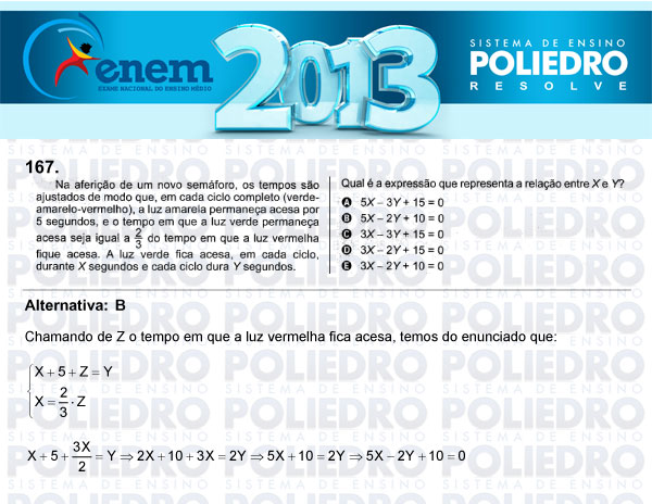 Questão 167 - Domingo (Prova Cinza) - ENEM 2013