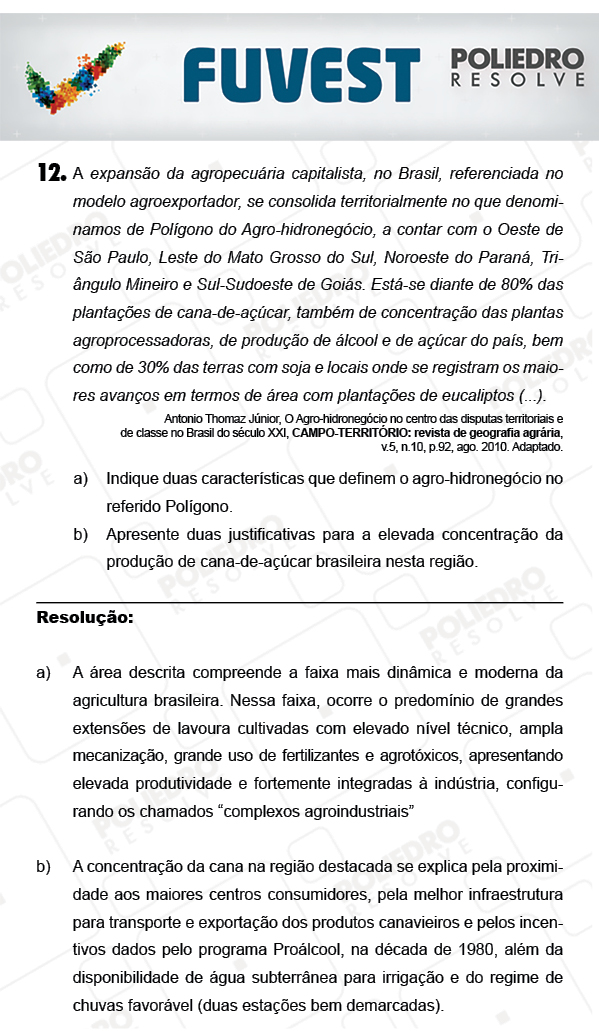 Dissertação 12 - 2ª Fase - 2º Dia - FUVEST 2018