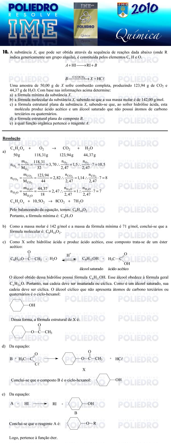 Dissertação 10 - Química - IME 2010