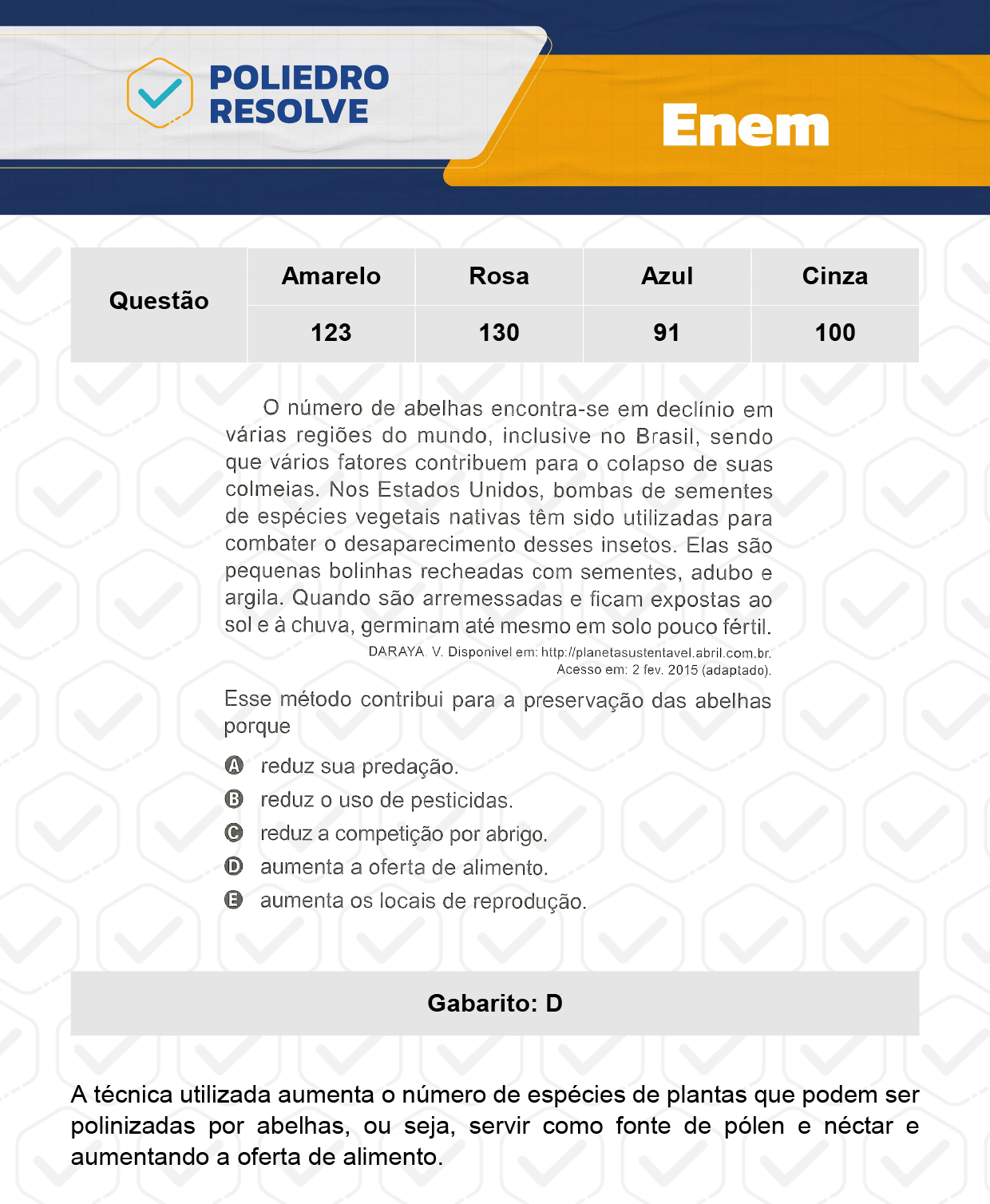 Questão 91 - ENEM 2023 - 12/11 - 2º Dia - Prova Azul - ENEM 2023