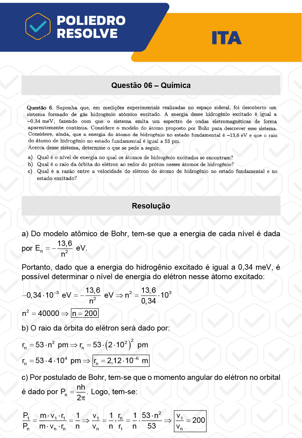 Dissertação 6 - 2ª Fase - 1º Dia - ITA 2023