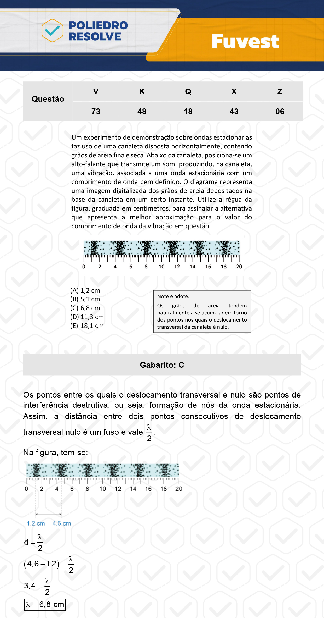 Questão 18 - 1ª Fase  - Prova Q - FUVEST 2024