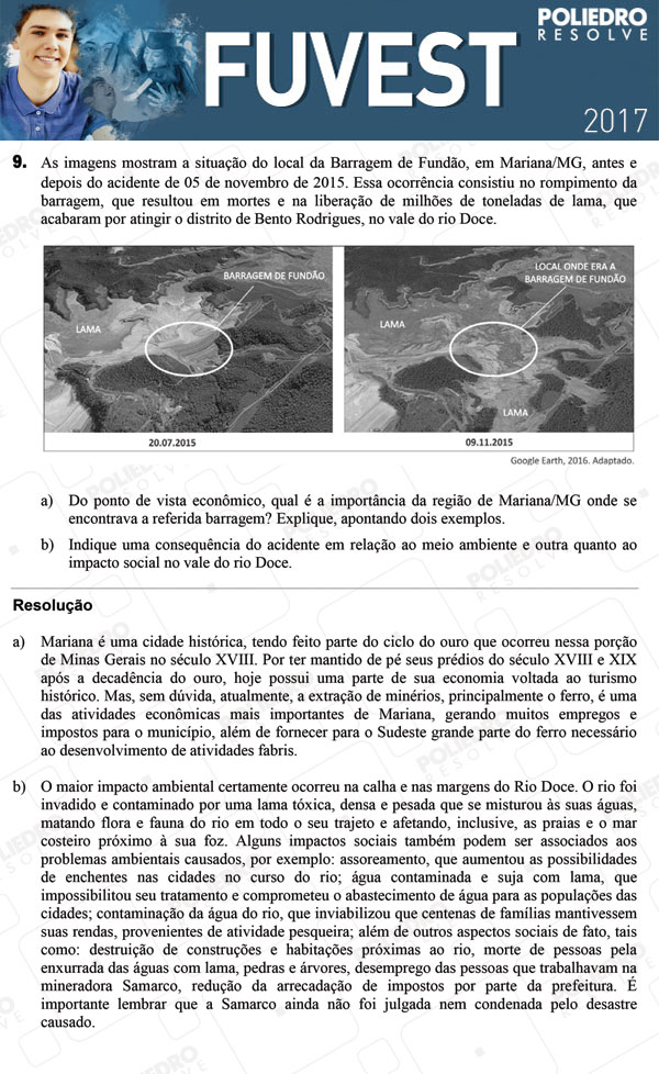 Dissertação 9 - 2ª Fase - 2º Dia - FUVEST 2017