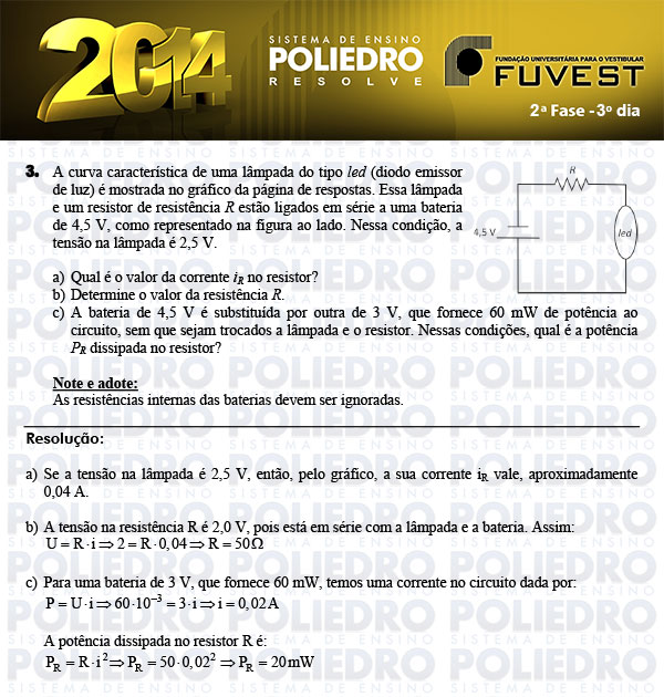 Dissertação 3 - 2ª Fase 3º Dia - FUVEST 2014