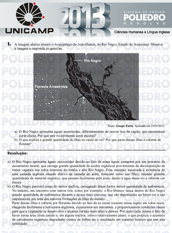 Dissertação 1 - 2ª Fase - UNICAMP 2013