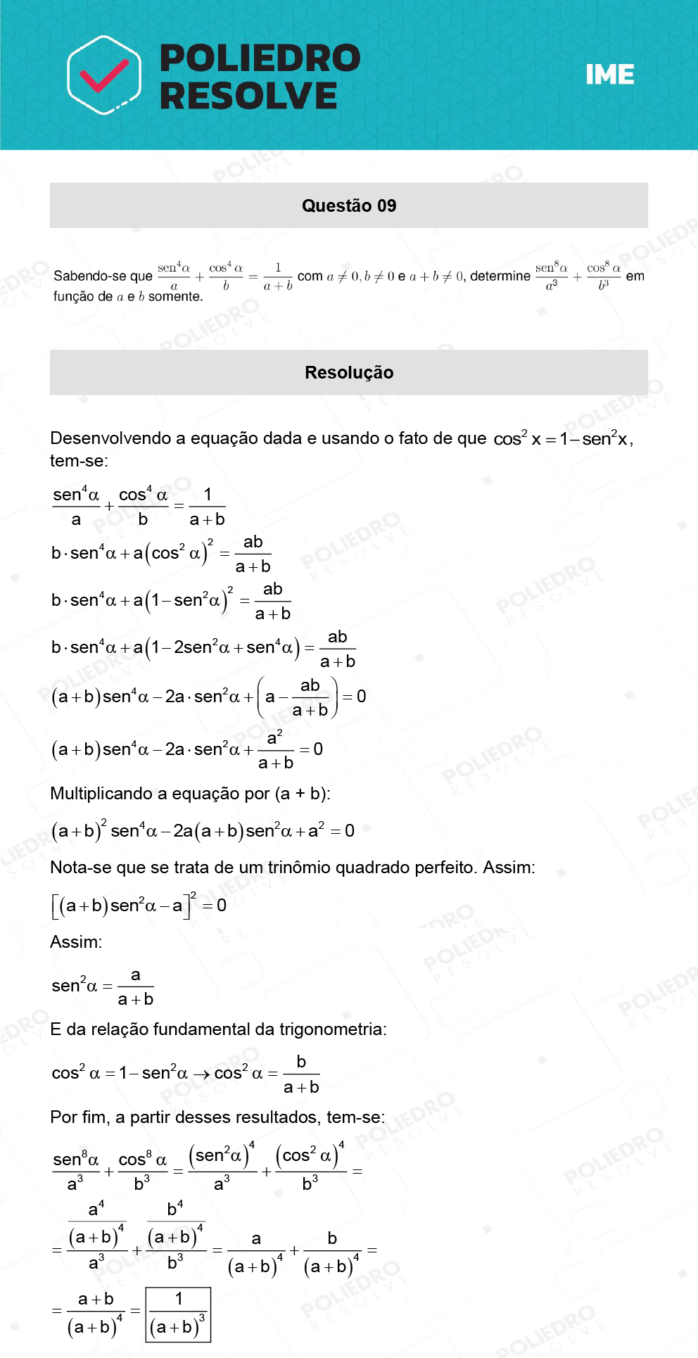 Dissertação 9 - 2ª Fase - Matemática - IME 2022