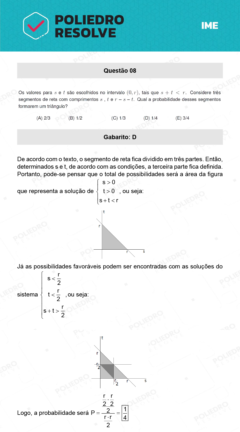 Questão 8 - 1ª Fase - IME 2022