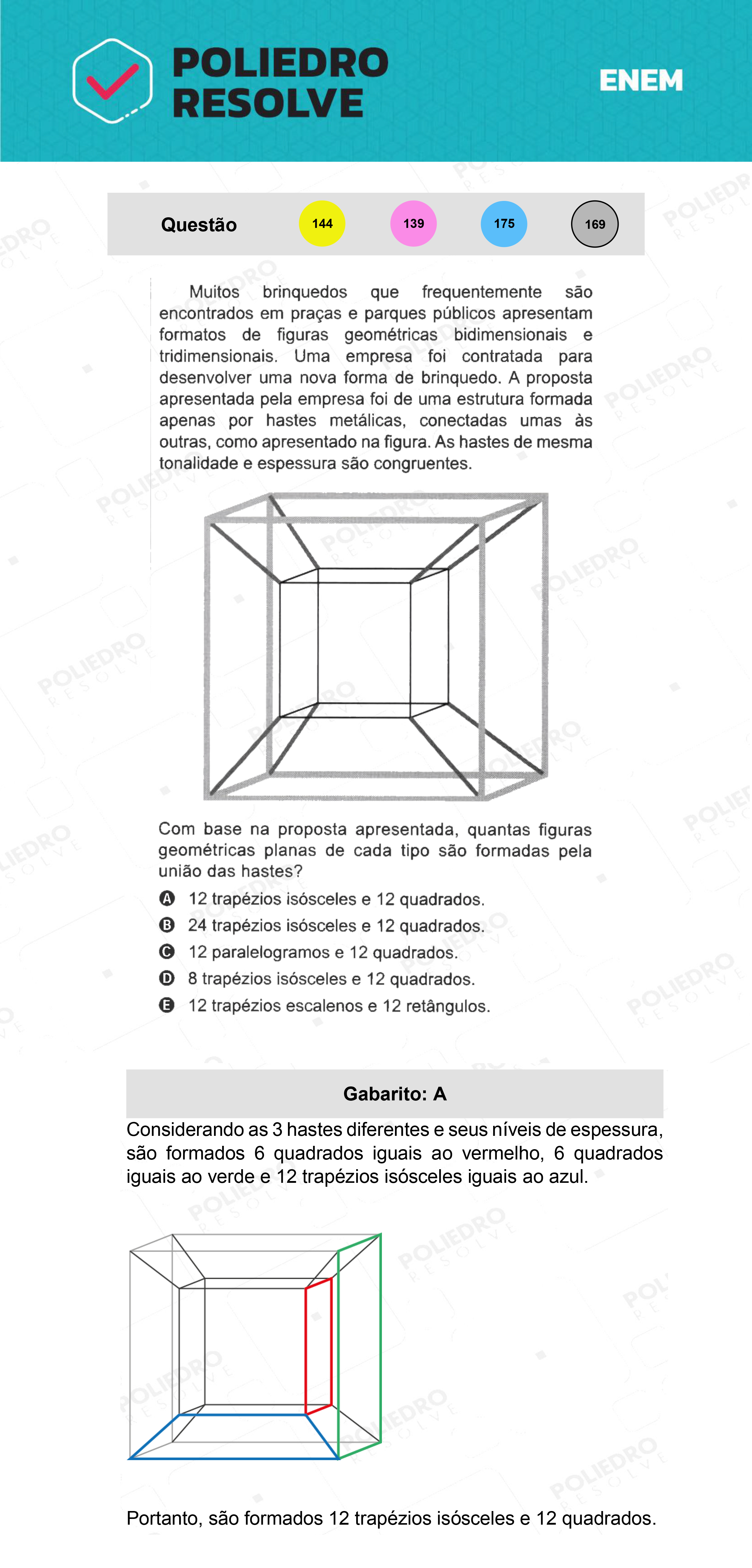 Questão 169 - 2º Dia - Prova Cinza - ENEM 2021