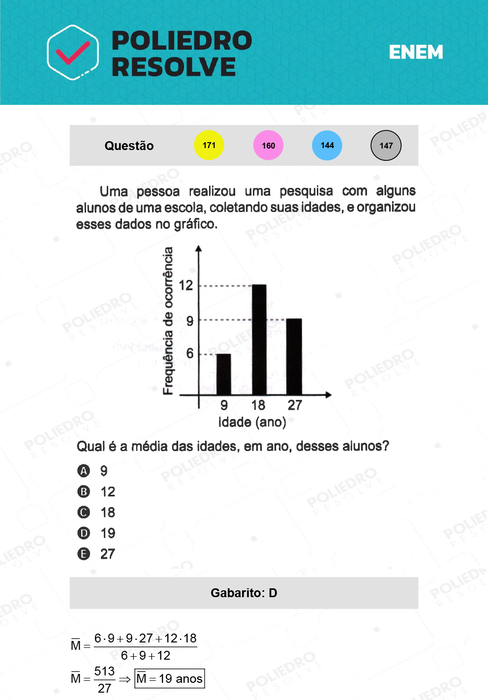 Questão 147 - 2º Dia - Prova Cinza - ENEM 2021