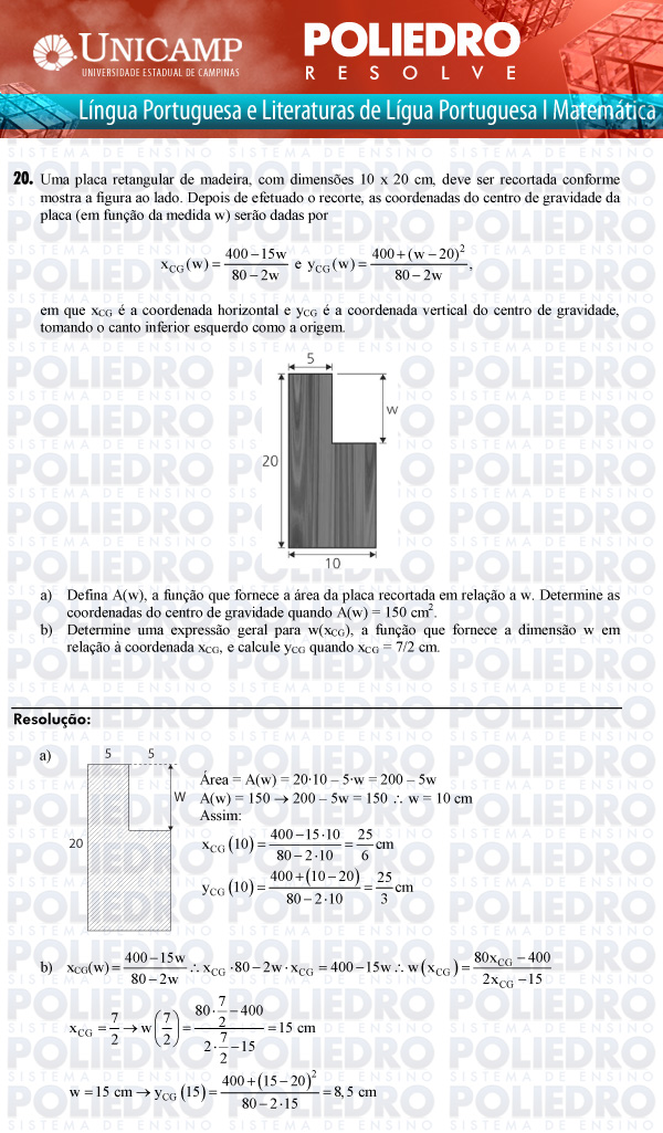 Dissertação 20 - 2ª Fase - UNICAMP 2011