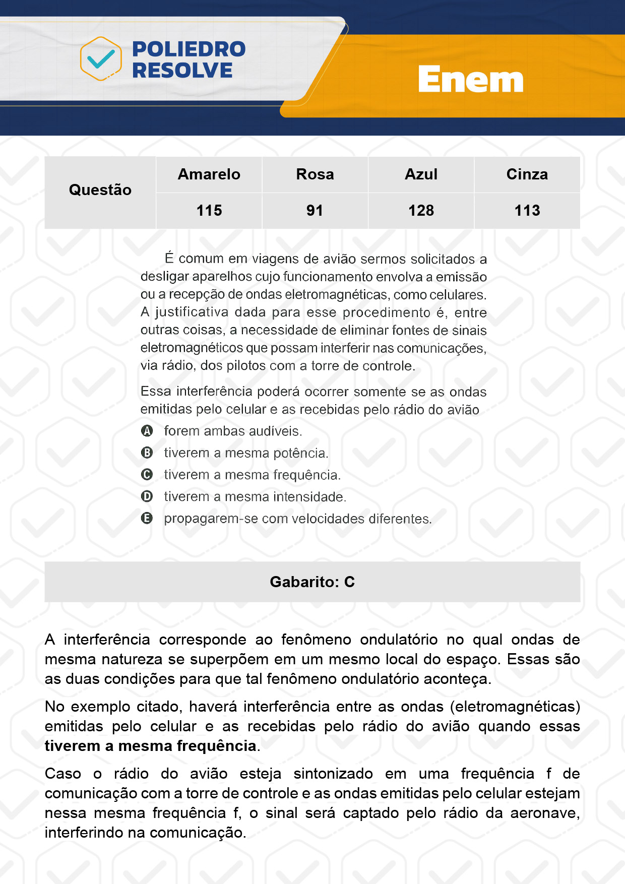 Questão 38 - Dia 2 - Prova Azul - Enem 2023