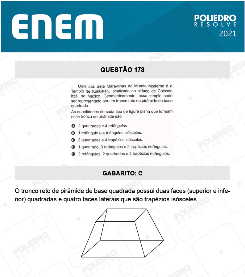 Questão 178 - 2º Dia - Prova Rosa - ENEM 2020