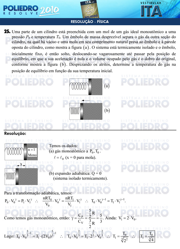 Dissertação 25 - Física - ITA 2010