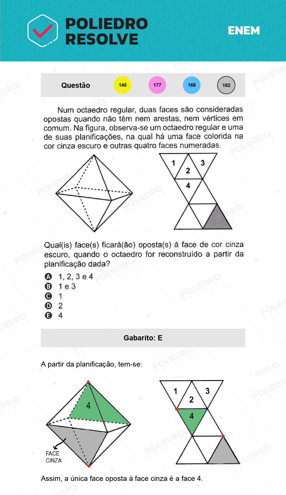 Questão 168 - 2º Dia - Prova Azul - ENEM 2021