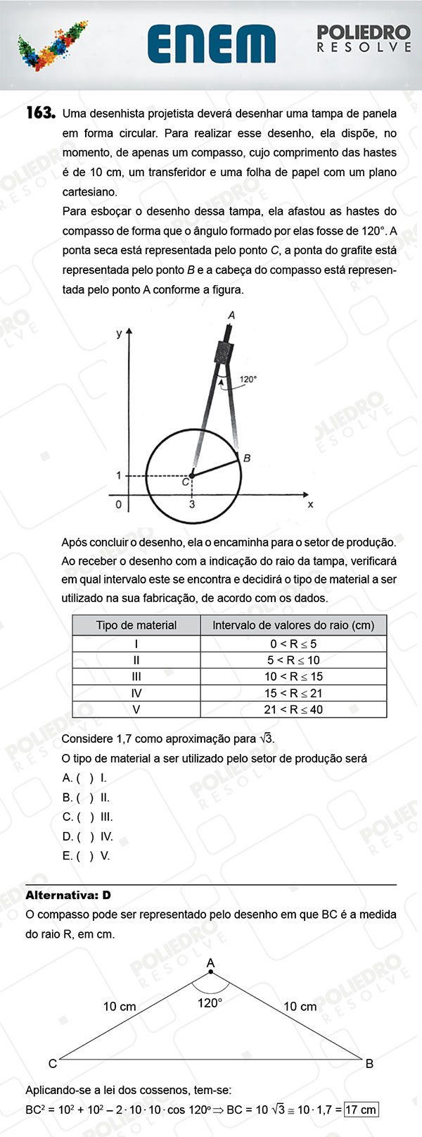 Questão 163 - 2º Dia (PROVA AMARELA) - ENEM 2017